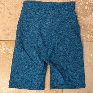 Beyond Yoga blue biker shorts